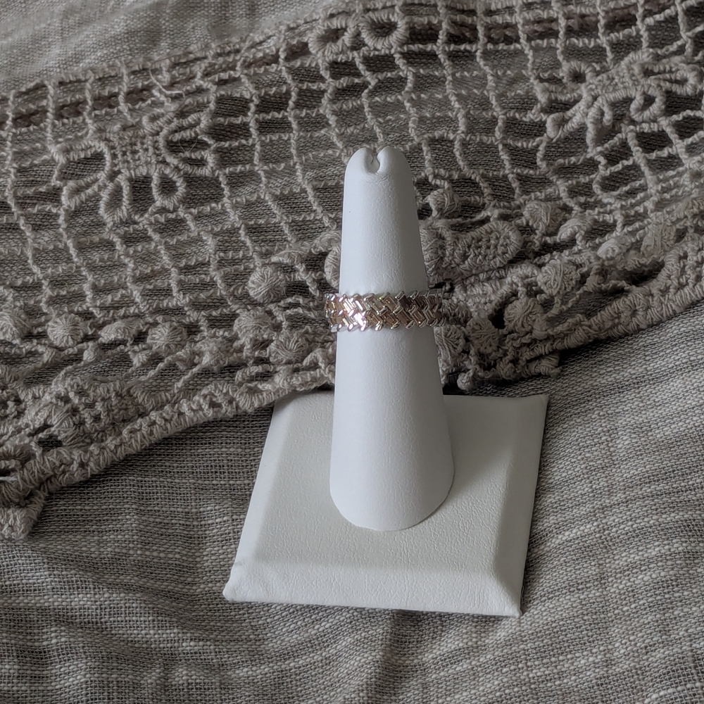 Elegant Silver and Smokey Topaz Ring